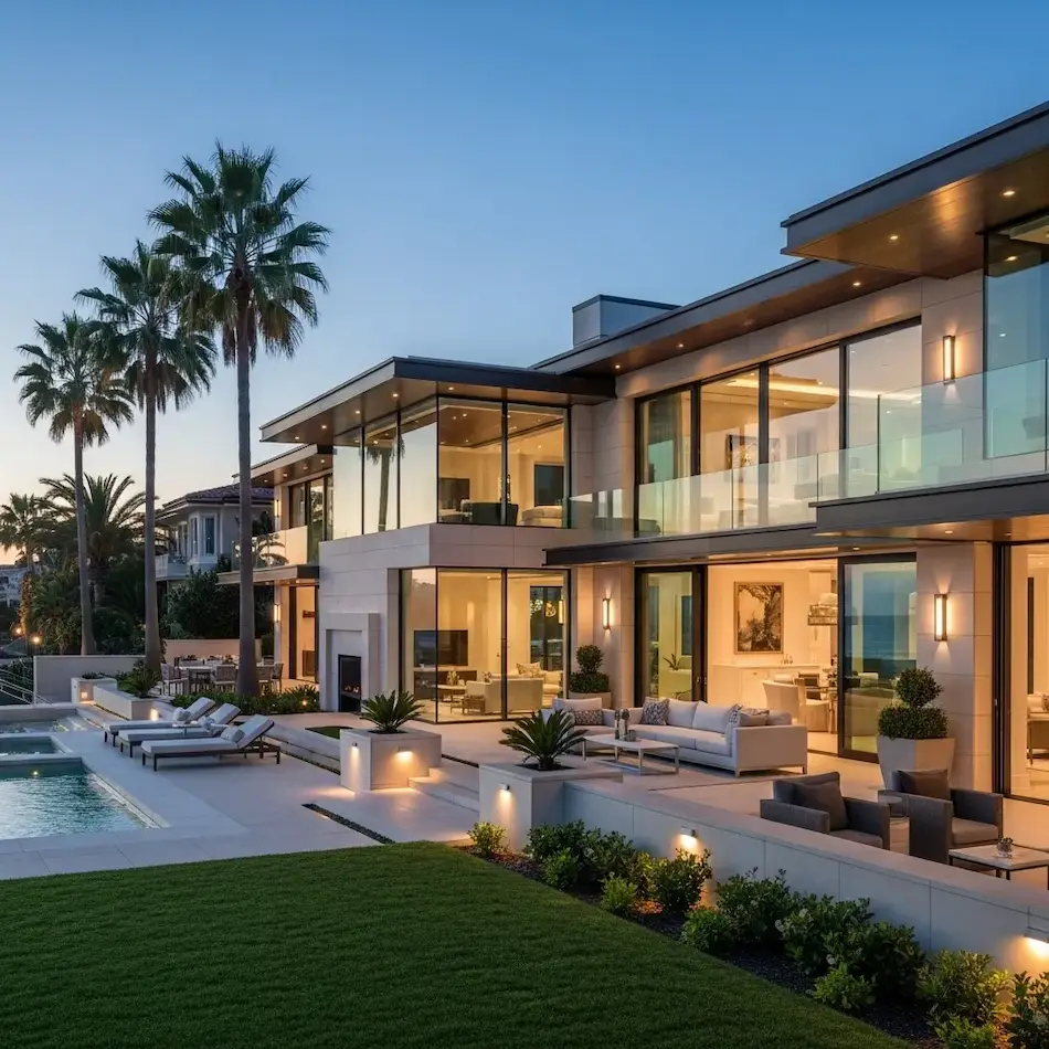 Untitled (15) (1) Modern luxury coastal home in Newport Beach with ocean views.