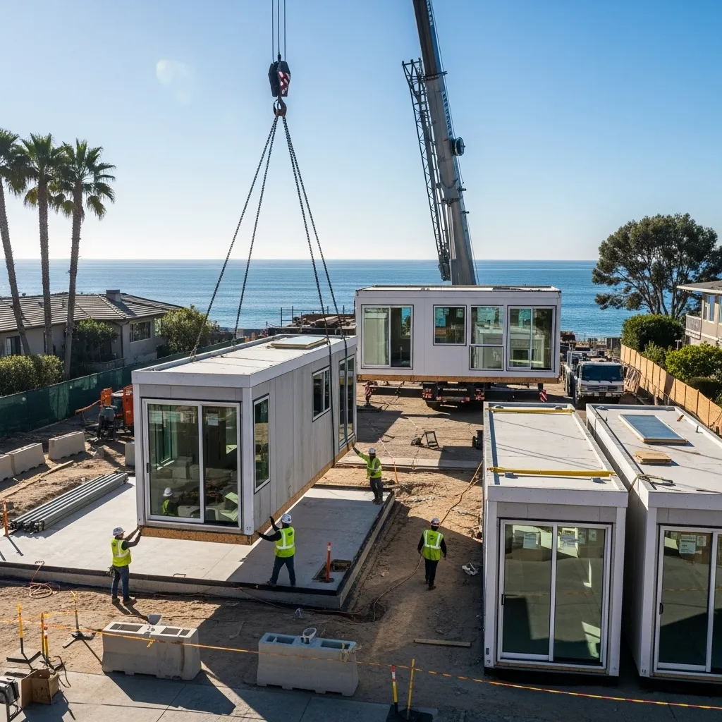 The Modular Homes Building Process in Newport Beach