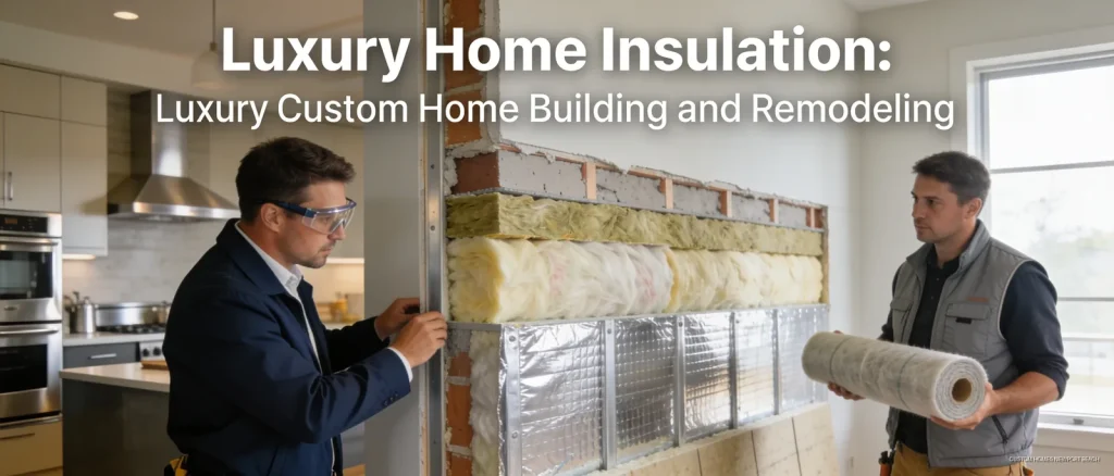 Custom Homes Newport Beach approaches insulation as one component of a fully custom design
